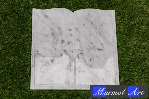Libro de Mármol Blanco 30 x 30 x 2 solo Letras
