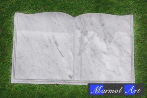 Libro de Mármol Blanco 30 x 50 x 2 solo Letras
