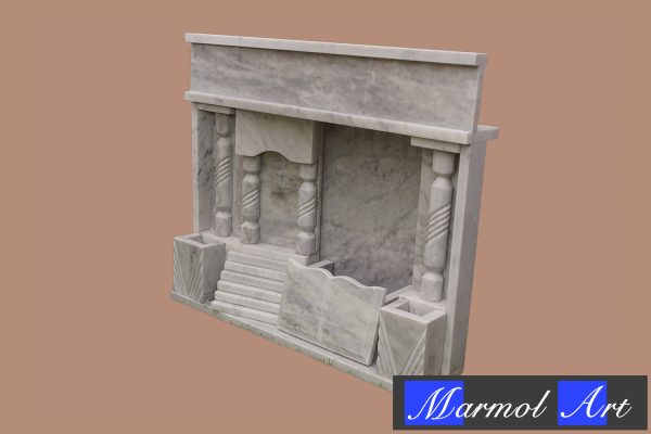 Lápida Jardinera Columnas Solo Letras - Imagen 2