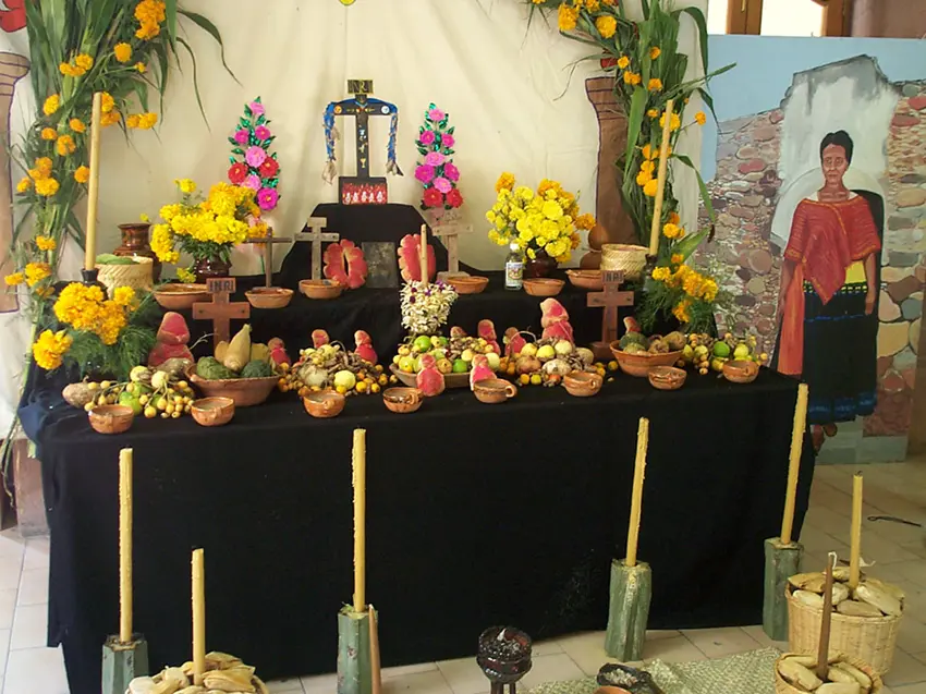 Altar de Día de los Muertos en México